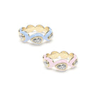 Enamel Bauble Pop Ring Duo - Octonov 