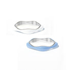 Sorbet Swirls Enamel Rings Duo - Octonov 